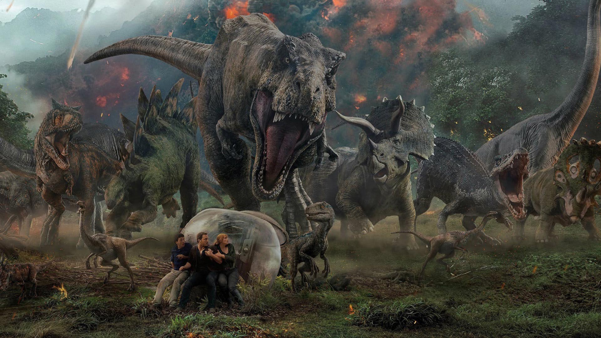 review jurassic world fallen kingdom tries something new with the franchise social