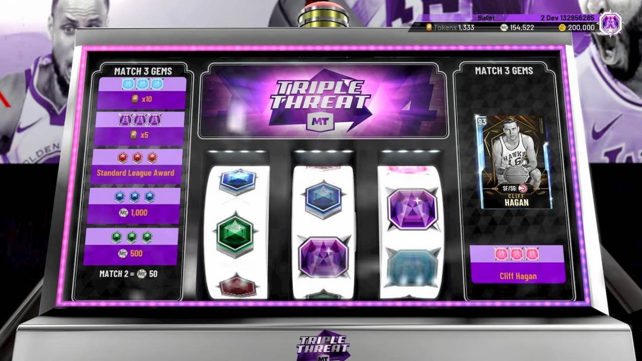 NBA 2K20 slot machine 1280x720
