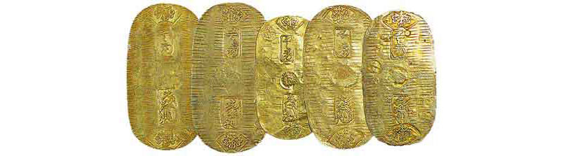 Japanese gold coins