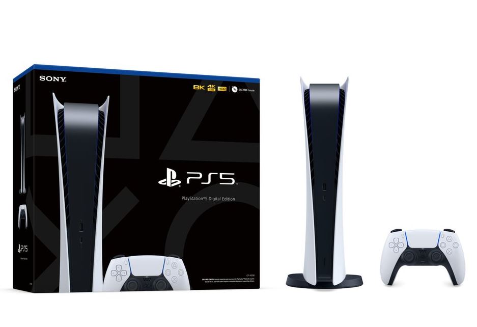 ps5 digital retail box