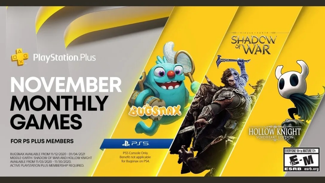 Playstation plus November 2020 ps5 game